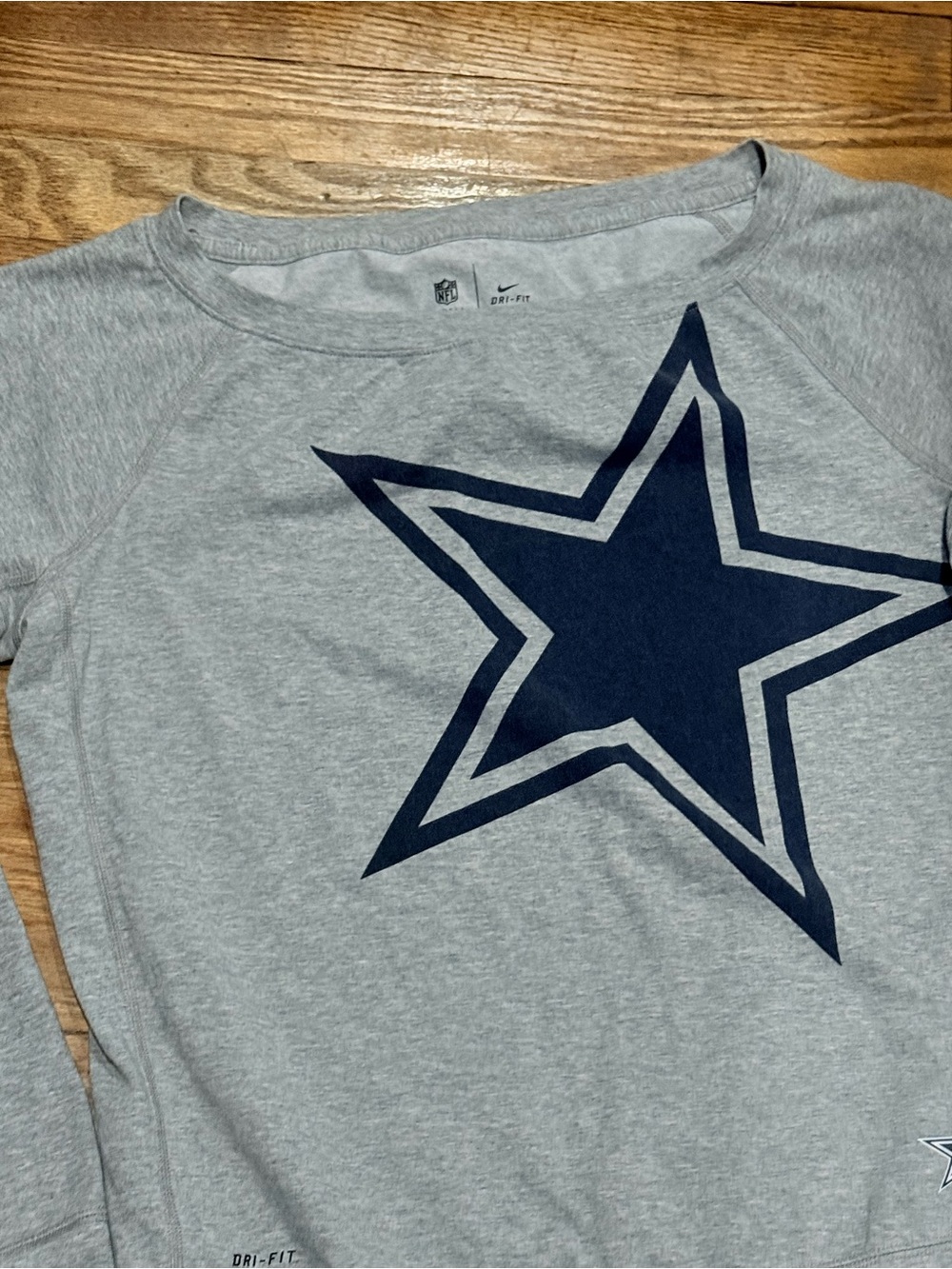 Nike Gray Dri-FIT NFL Cowboys Team Sweatshirt Size M - Picture 2 of 7